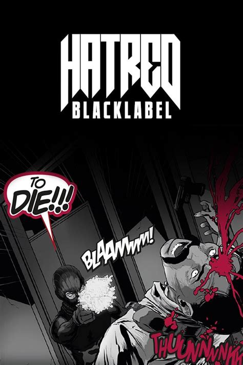 Hatred Black Label Comic Book Pc Windows Mac Osx Linux Gigantti