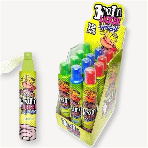 Brain Licker Candy Spray 12 Count American Candy N Drinks Ltd