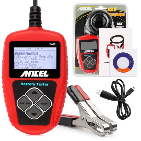 Ancel Ba101 Auto Car 12v Battery Load Tester Analyzer Cranking Start 2000cca Ebay