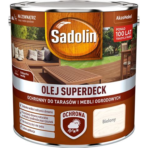 Sadolin Superdeck Olej Do Drewna Taras W Bielony L Z