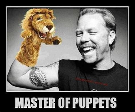 Master Of Puppets James Hetfield From The Band Metallica Metallica