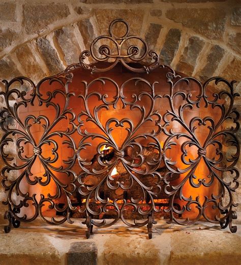 Decorative Fireplace Screens Wrought Iron I Am Chris