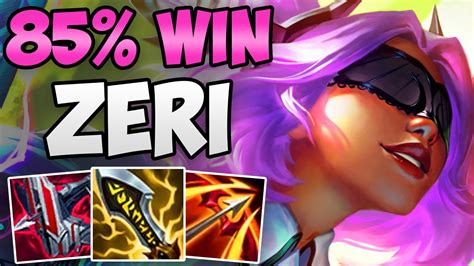 Win Rate Zeri In Korean Challenger Challenger Zeri Adc Gameplay