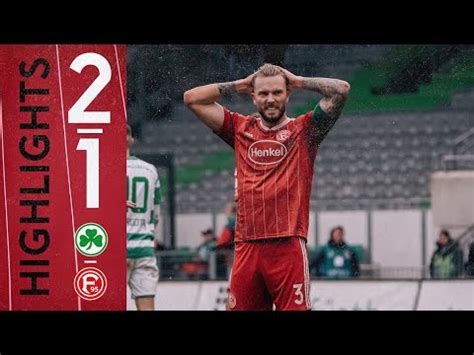 HIGHLIGHTS SpVgg Greuther Fürth vs Fortuna Düsseldorf 2 1 Wieder