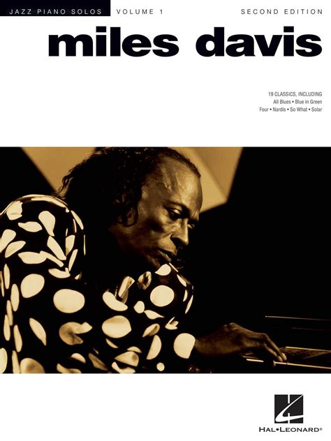 Jazz Piano Solos Series Vol Miles Davis Nd Edition Klaviernoten