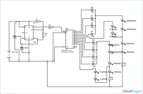 Circuit Diagram Traffic Light