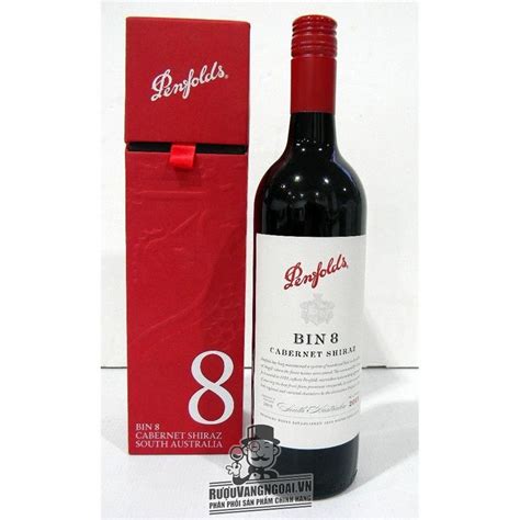 Giá SALE 1 115 000 Rượu Vang Úc Penfolds Bin 8 Cabernet Shiraz