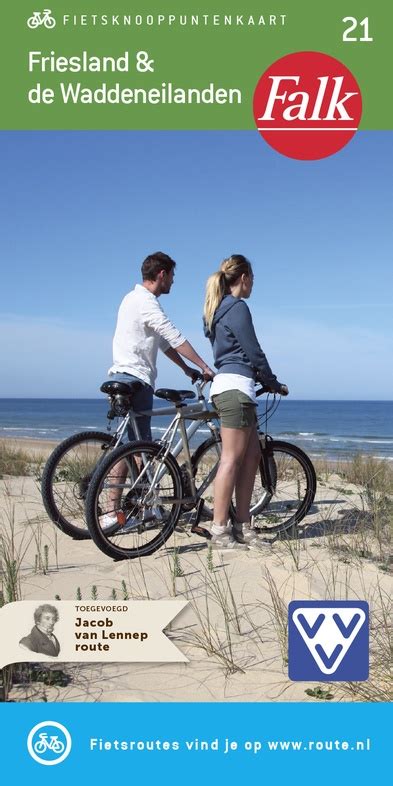 Fietskaart Fietsknooppuntenkaart Friesland En De Waddeneilanden