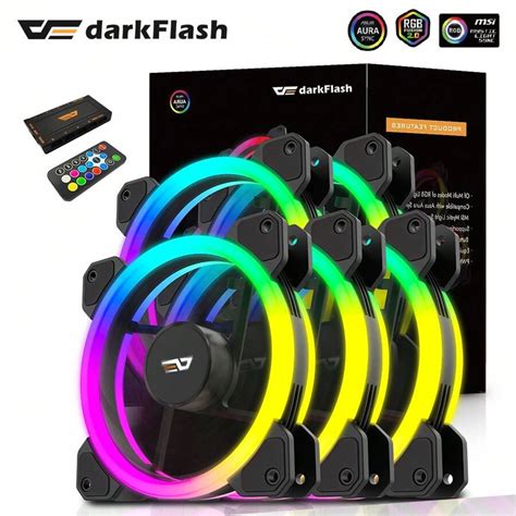 Darkflash DR11 Rgb Fan Ventoinha PC Controladora 120mm Computer Case