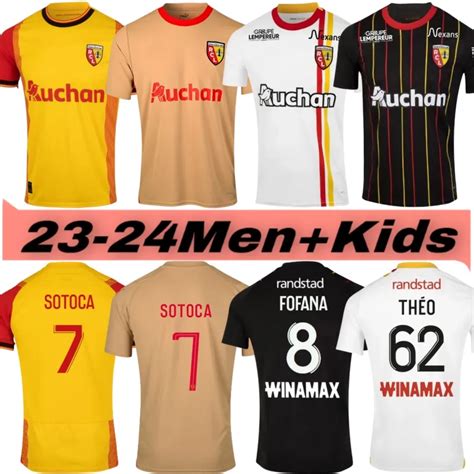 Maillot RC Lens 2023 2024 Soccer Jerseys Home Away Saint Barbe Special