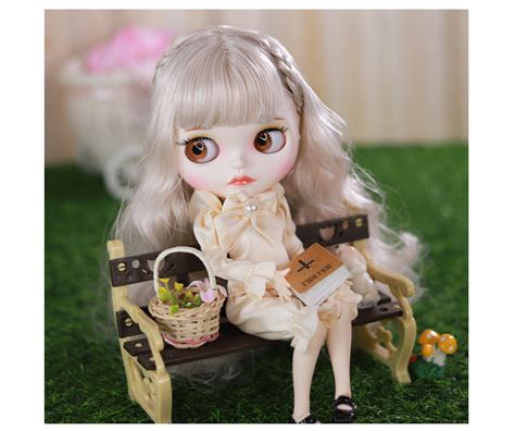 Selina Premium Custom Neo Blythe Doll With Blonde Hair White Skin And Matte Cute Face This Is