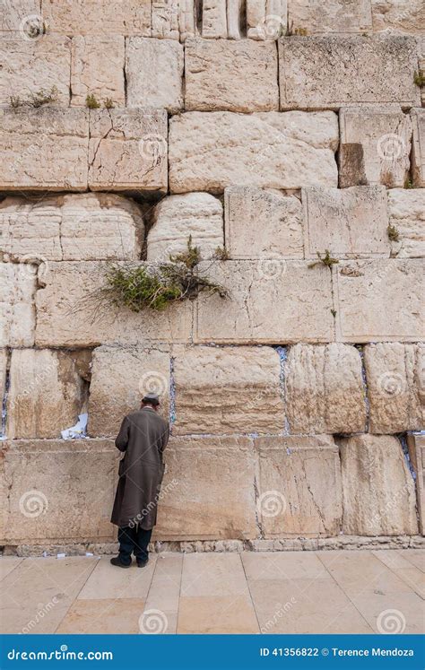 Sirva La Rogaci N En La Pared Occidental Jerusal N Israel Fotograf A