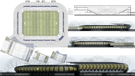 Stadion Miejski W Katowicach Ostrowscy Architekci Biuro Projektowe