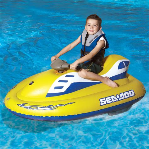 This Electric Inflatable Jet Ski Lets Your Kids Scoot Around The Water