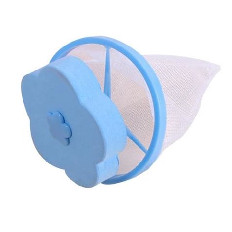 Couleur Bleue Filtre Flottant Pour Machine Laver Sac Mailles