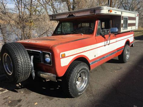 Cool Camper 1977 International Scout Ii Terra Barn Finds