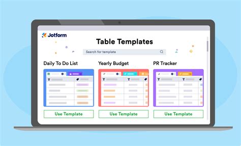 10 Templates To Help You Get Started With Jotform Tables The Jotform Blog