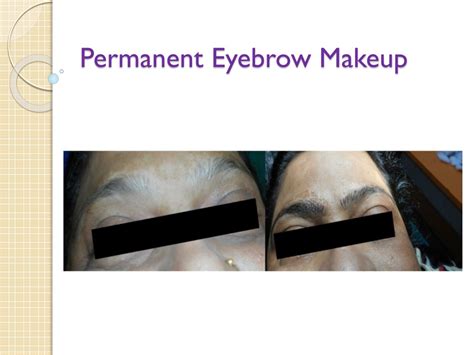 Ppt Permanent Eyebrow Makeup Powerpoint Presentation Free Download Id 12531121