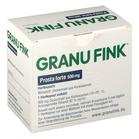 GRANU FINK Prosta Forte 500 Mg 140 St Shop Apotheke