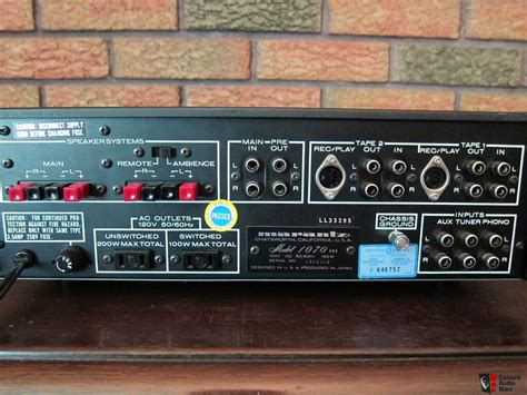 Vintage Marantz Integrated Amplifier Photo Us Audio Mart