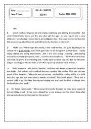 End Of Semester Test N First Forms Esl Worksheet By Aicha Abdou