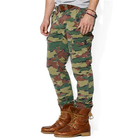 Lyst Ralph Lauren Polo Straight Fit Canadian Camo Print Ripstop Cargo