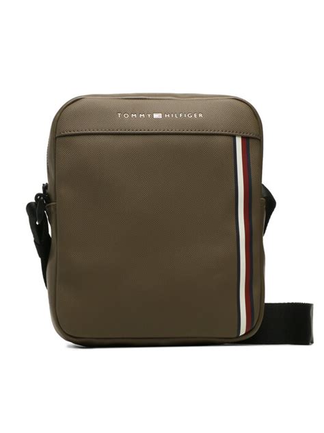 Borsellino Tommy Hilfiger Th Pique Pu Mini Reporter Am Am Cachi