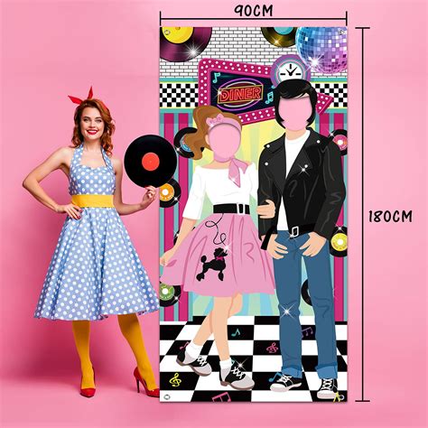 Buy S Party Decorations S Photo Diner Backdrop S Rock And