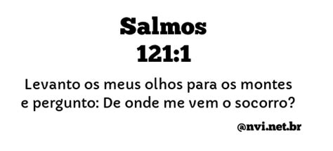 SALMOS 121 1 Bíblia