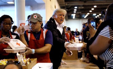 Trump Visits Hurricane Harvey Victims In Houston Takes More Active Role Amid Criticism Over