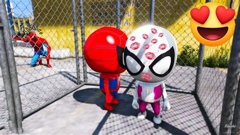 BEBE HOMEM ARANHA BEIJOU A BEBE GWEN DENTRO DE UMA JAULA No GTA 5 YouTube