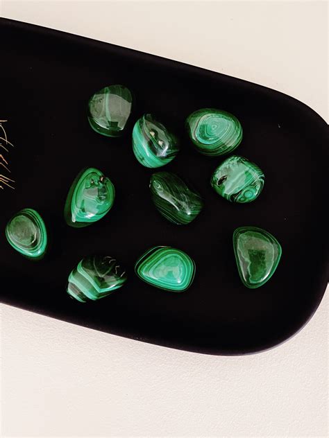 Malachite Tumbled Stone Crystal Empire Australia