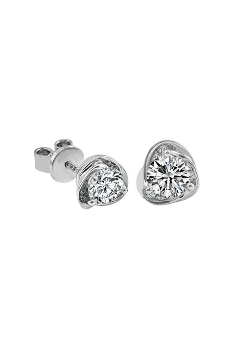 Floral Moissanite Diamond Earrings - Retro, Indie and Unique Fashion