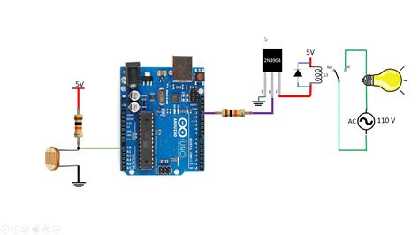 Sensor De Luz Con Ldr Y Arduino Encender Y Apagar L Mpara De V