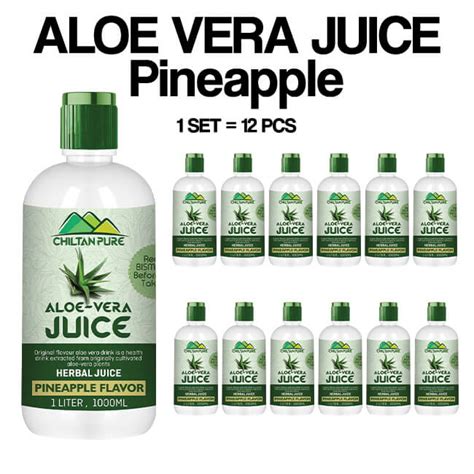 Aloe Vera Juice [pineapple Flavour] Natural Hydrator Better Liver F