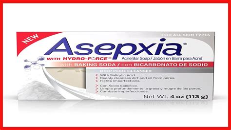 Asepxia Deep Cleansing Acne Treatment Bar Soap With Baking Soda And 2