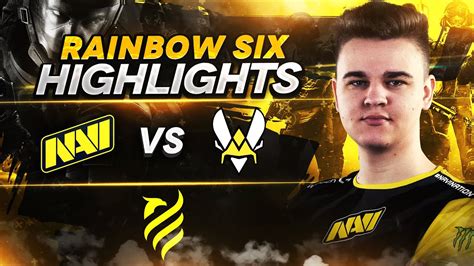 Rainbow Six Highlights NAVI Vs Vitality European League Season 1