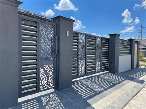 Modern Concrete Fence Design