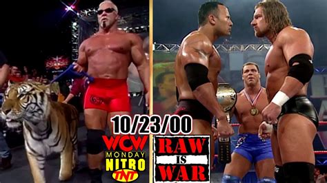 WWF RAW Vs WCW Nitro October 23 2000 Full Breakdown Day After No