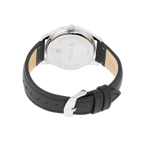 Titan Workwear Black Dial Women Watch With Leather Strap – Titan World