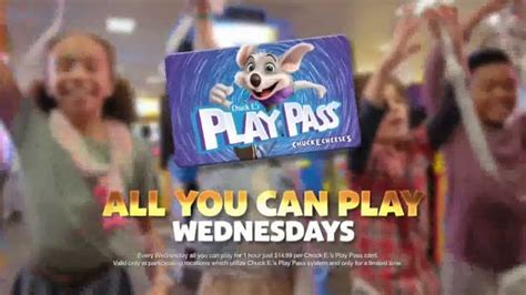 Chuck E Cheeses Tv Commercial Volcano All You Can Play Wednesdays