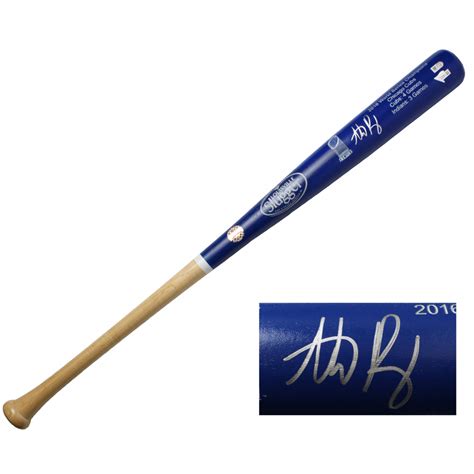 Anthony Rizzo Signed Cubs 2016 World Series Champion Louisville Slugger