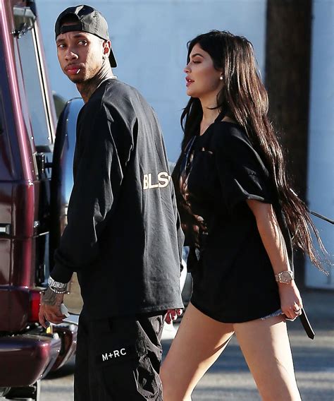 Kylie Jenner and Tyga at Kabuki Restaurant in Los Angeles 3/13/ 2017