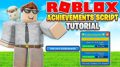 Achievements How To Make A Simulator In Roblox Episode 42 Youtube