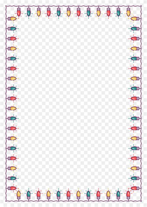 Christmas Lights Border Transparent Background Christmas Lights Border