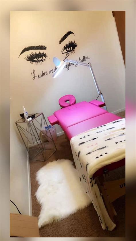 Pink Lash Room Setup Ideas