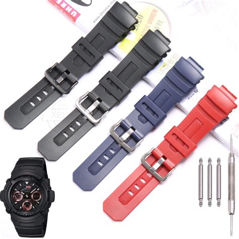 Resin Strap For Casio G Shock Aw 591 Aw 590 Awg M100 101 Men Sport