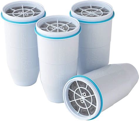 Amazon.com: ZeroWater 4-Pack Replacement Filter Cartridges ZR-004, 4 Count (Pack of 1), Basic ...