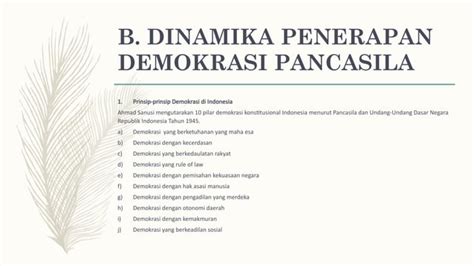 Sistem Dan Demokrasi Pancasila Bab 2 1 Pptx