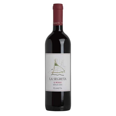 Vin Italien De Sicile Rouge Planeta La Segreta Rosso